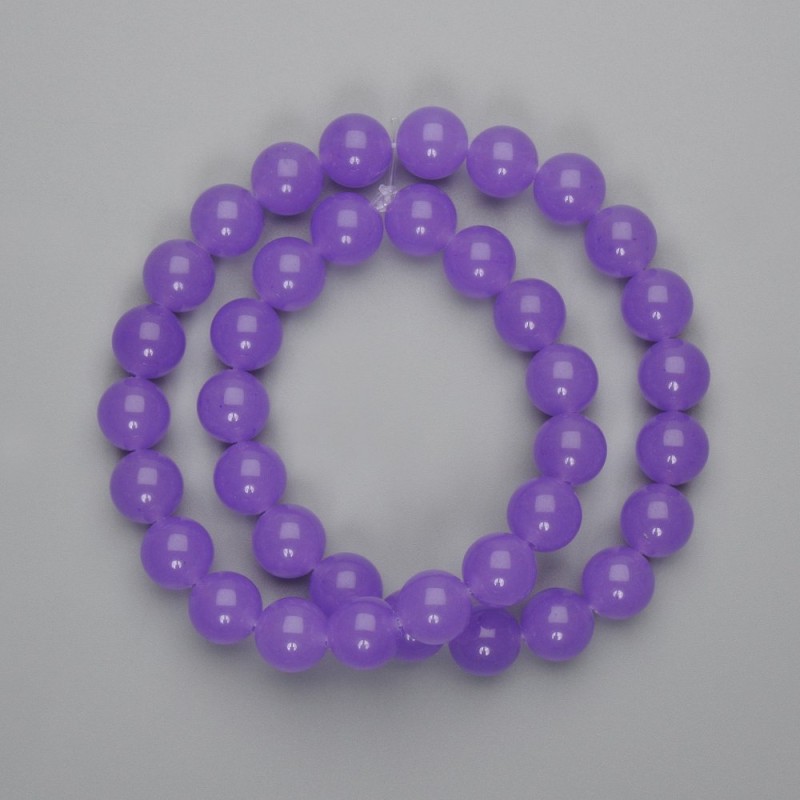 Lavender Amethyst Beads Smooth Round 10mm, 38cm+/- on thread