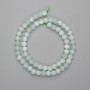 Angelite Beads smooth round 6mm diameter, 39cm length on thread