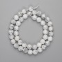 Kahulong faceted round beads, 8.5mm diameter ±, 37cm length ± on a thread