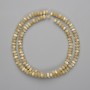 Beige Pearl Beads Rondelle 5×3mm, 40cm string