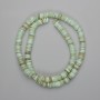 Mother-of-P Pearl Scarabka Shell Rondelle Beads, 6x1-1.5mm+, length 39cm+ on beading thread