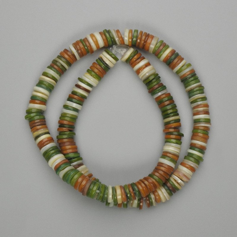 Mother-of-P pearl Shell Beads Skarfka Heliotrope Rondelle, 8×1.5 mm, 40 cm+/- in a strand