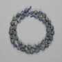 Sapphire Beads Unpolished Stone 5.5–9×5.5–6 mm, 39 cm on a thread