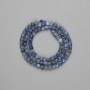 Kianite Beads Faceted Cubes 4x4mm+-, length 39cm+- on a thread