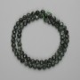 Seraphinite Beads Faceted Round 6mm+-, on a thread 39cm+-