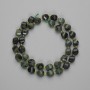 Ocean Jasper Beads faceted diamond 8x7mm±, seed beads 3mm±, thread length 38cm±