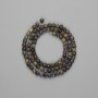Tourmaline Beads Faceted Cube 4x4mm, 39cm on a Thread