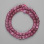 Tourmaline Beads Faceted Cube 6.5×6.5mm, 37 cm on thread