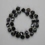Agate Beads, Faceted Diamond Shape 10x9mm±, Seed Beads 3mm±, Thread Length 37cm±