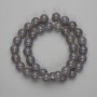 Smoked Agate Beads Round 10mm Smooth, 37cm Length on Thread