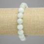 Bracelet Angelite smooth beads 10mm+-, length 18cm+- stretch