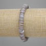 Bracelet made of scallop shell Scarface rondelle, diameter 8x1.5mm+-, length 18cm+-, stretch