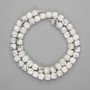 Kaholung Faceted Cube Beads 7x7mm+, length 39cm+ on thread