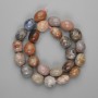 Beads Fossilised Coral Nuggets 14-16×13-15 mm ±, thread length 39 cm ±
