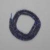 Sapphire Beads, Faceted Rondelle 4.5×2mm, on Thread, 38cm+/-