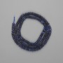 Sapphire Beads, Faceted Rondelle 4.5×2mm, on Thread, 38cm+/-