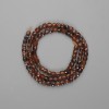 Gossonite faceted cube-shaped beads 4x4mm, 39cm on thread