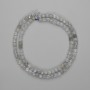 Labordor Faceted Cubes 4x4mm Beads, 39cm± on Thread