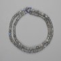 Labrodore Beads Faceted Cube 4x4mm +-, length 39cm+- on a thread