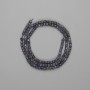 Sapphire Beads Grenulated Cube 3×3mm ±, Thread Length 39cm ±