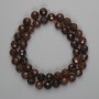 Gossonite Beads faceted ball 8.5mm ± on thread, length 39cm ±