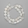 Adularite Faceted Beads 9-13×9-13 mm, on thread 39 cm length