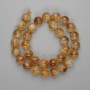 Citrine Beads Smooth Round 12mm+-, Length 38cm+-