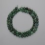 Emerald Beads Smooth Round 6mm+-, length 39cm+-