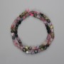 Tourmaline Beads Faceted 5-6x5-5, 5mm+-, thread length 39cm+