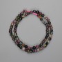 Tourmaline Faceted Beads 4.5-5mm, 40cm length