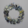 Blue Tourmaline Beads Uncut Stone 9–12×8–11mm,+- Length 41cm+