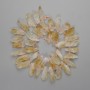 Citrine Beads Unprocessed Stone 20-23×7-9mm+- Beads 3mm+-, Length 40cm+