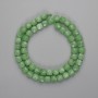 Chrysoprase Olivine Faceted Cube Beads 7×7mm±, length 39cm+