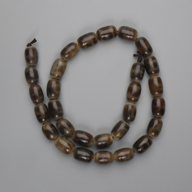 Agate Baril Beads 14x9.5 mm ±, 39 cm length