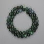 Emerald Beads smooth ball 8mm+-, thread length 38cm+-
