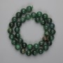 Emerald Beads Smooth Sphere 10mm+-, length 38cm+-