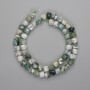 Mohoovy agat faceted cube beads 7×7mm,+- length 39cm+-