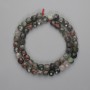 Heliotrope Faceted Cubes Beads 7x7mm, length 39cm