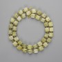 Jadeite Beads Faceted Cube 7x7mm+- Beads 3mm+-, 40cm+ length