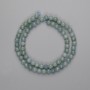Jadeite Beads Smooth Ball 6mm+-, linked 38cm+