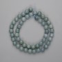 Jadeite Beads Smooth Ball 8mm+-, Length 38cm+-