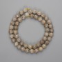 Pisolite Beads Faceted Round 8mm, on Thread, 39 cm