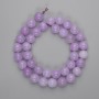 Kunzite Beads Smooth Sphere 10mm+-, length 38cm+