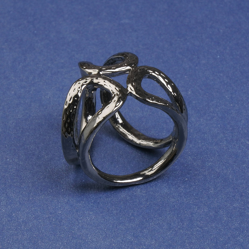 Brooch clip for scarves and shawls, dark silver colour, clip, diameter 20mm+