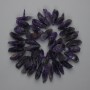 Amethyst Beads Natural Stone 23-28×9-12mm+- on Thread 40cm+-