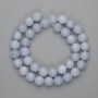 Aquamarine Beads Smooth Round 10mm+-, on a thread length 37cm+-