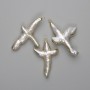 Pendant Pearl Baroque with petrol hue ~40×35mm +- assortment size