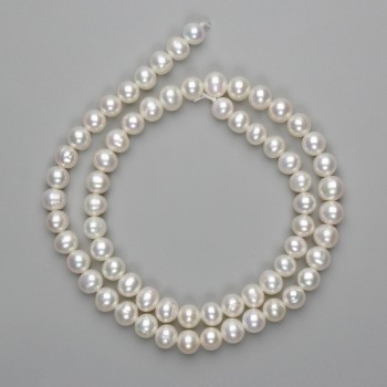 Freshwater Pearl Beads 6–6.5 mm on a Thread 39 cm length