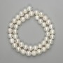 Freshwater Pearl Beads 8.5 mm on a Thread, 38 cm length (approx)