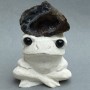 Souvenir Frog Figurine with Druze 83x60x35 mm+